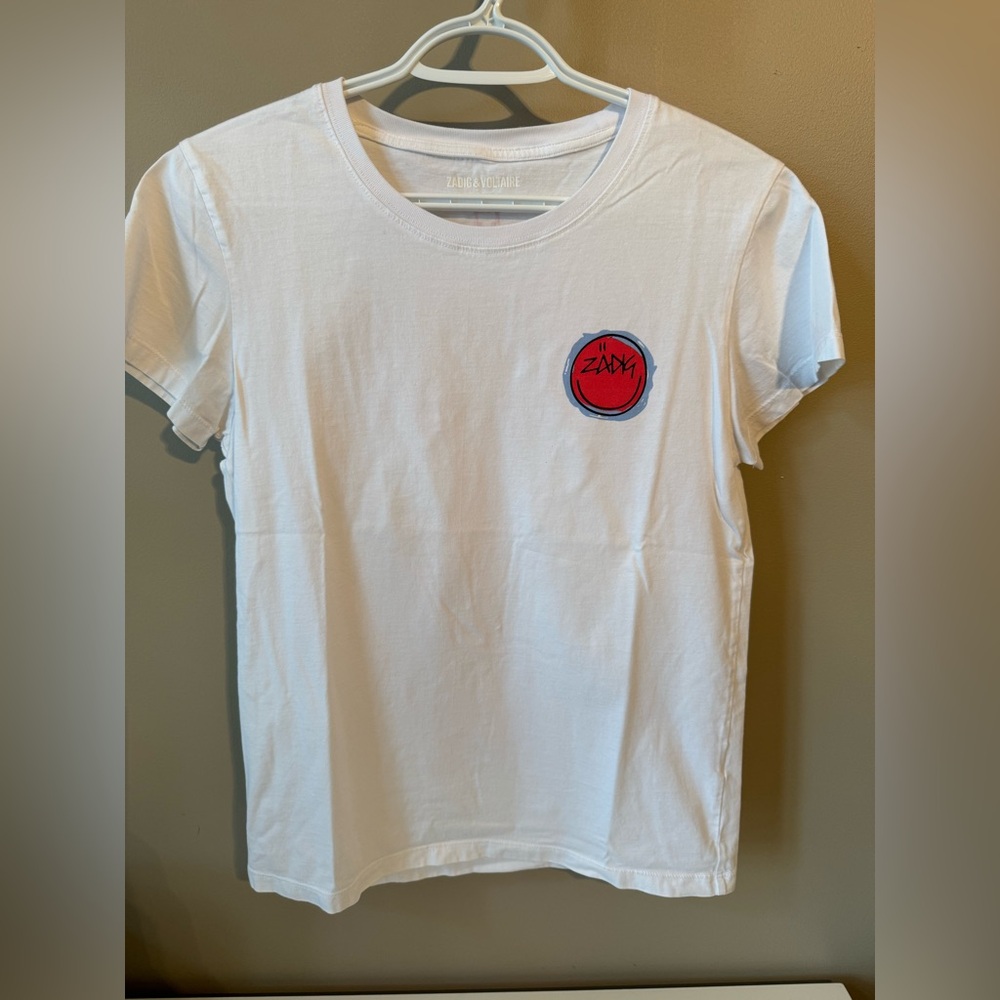 Zadig & Voltaire White T-Shirt, size M